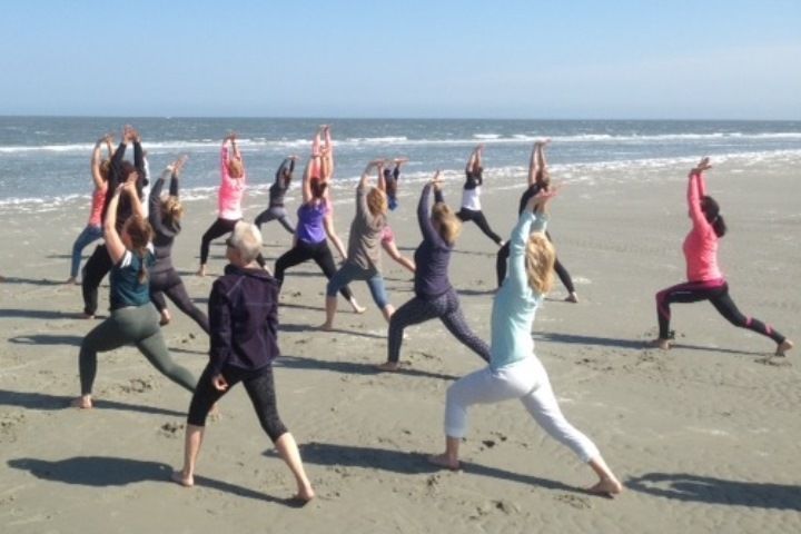 Yoga aan zee